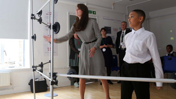 Dutchess of Cambridge visits Anna Freud Centre & tests the FITLIGHT Trainer™